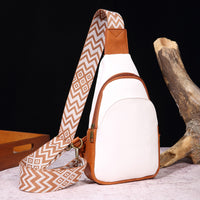 Brown and White