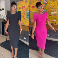 Casual Hip Slim Fit Vest Back Slit Dress Waistcoat Two Piece Set