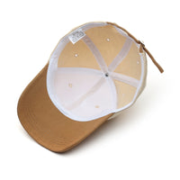 Stylish Retro Minimalism Letter Graphic Patch Stitching Baseball Cap Outdoor Travel Sun Protection Sunshade Couple Peaked Cap