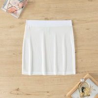 Solid Color White Fishnet Skirt Sexy Beach Cover Up Swimsuit for Women