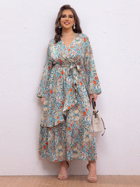 Plus Size Matching Women Dress