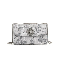 National Embroidered Small Square Bag Affordable Luxury Women Bag Diamond Minority Simple Chain Shoulder Messenger Bag