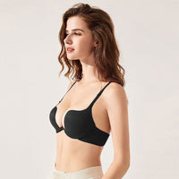 Sexy Girl U Shaped Beauty Back Multiple Wearing Methods Deep V Plunge Gather Backless Bra Get Three Shoulder Straps