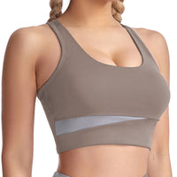 Sports Underwear Shockproof Push up Wireless Workout Bra Training Running Yoga Clothes Top
