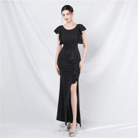 Wedding Cocktail Celebration Exhibition Car Model Long Formal Dress