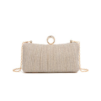 Pleated Dinner Bag Women Bags Cocktail Clutch One Shoulder Crossbody Evening Bags