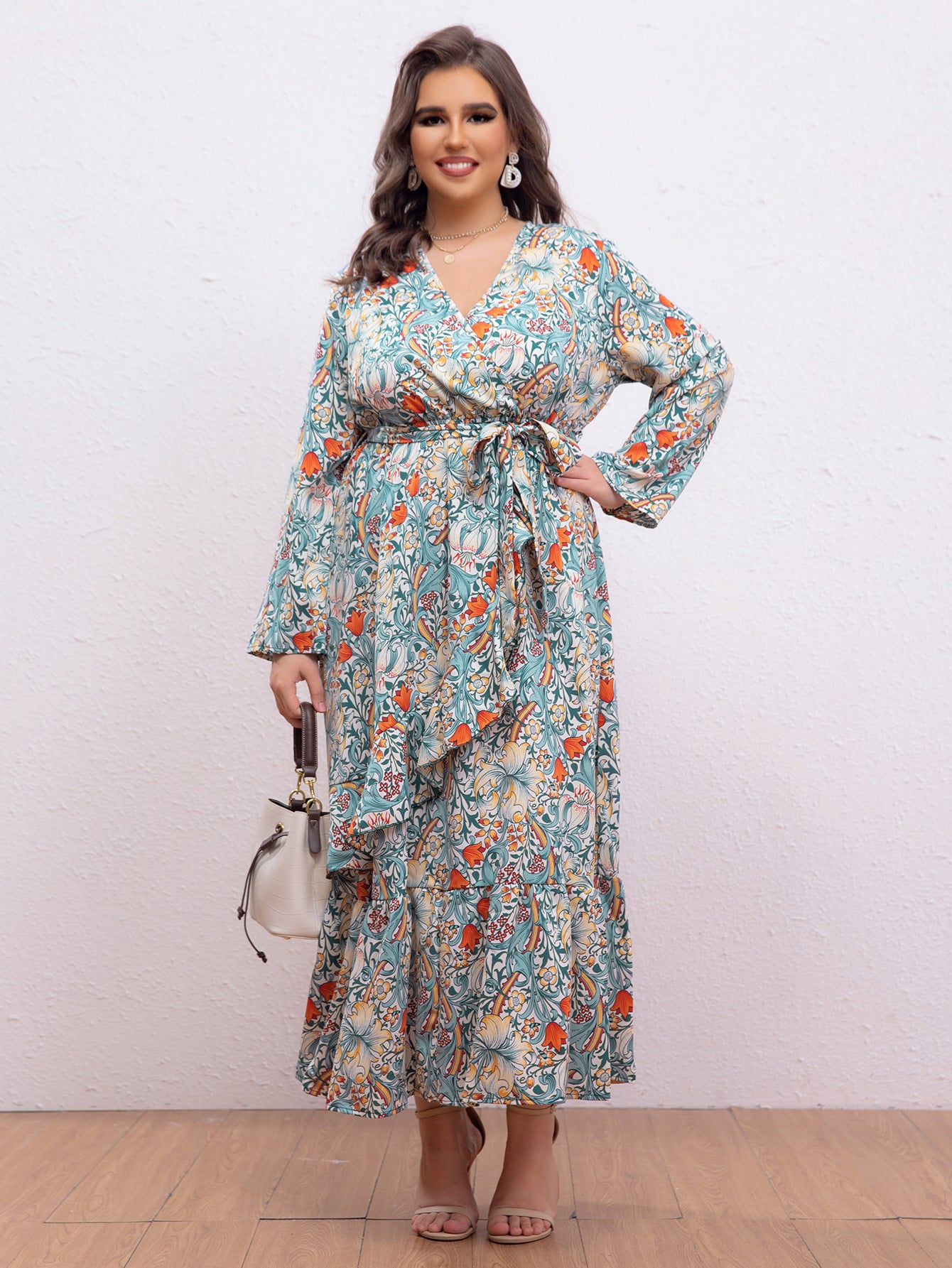 Plus Size Matching Women Dress
