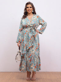 Plus Size Matching Women Dress