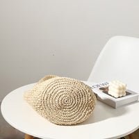 Hand Woven Bag Woven Bag Straw Bag Woven Bag Bucket Bag Seaside Vacation Beach Bag