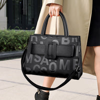 Handbag Large Capacity Totes Women Retro Trends Letter Graphic Women Handbag Shoulder
