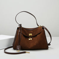 Tote Bag Autumn Winter High Grade Frosted Leather Bag Rodeo Bag Large Capacity Office Women Bag