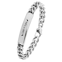 18K Vacuum Gold Plated Titanium Steel Bracelet Laser Laser Letter Graphic Number Stainless Steel Bracelet