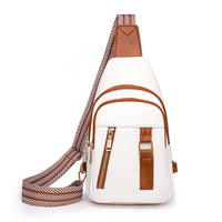 Bags Women Chest Bag Retro Easy Matching Faux Leather Messenger Bag Casual Shoulder Bag