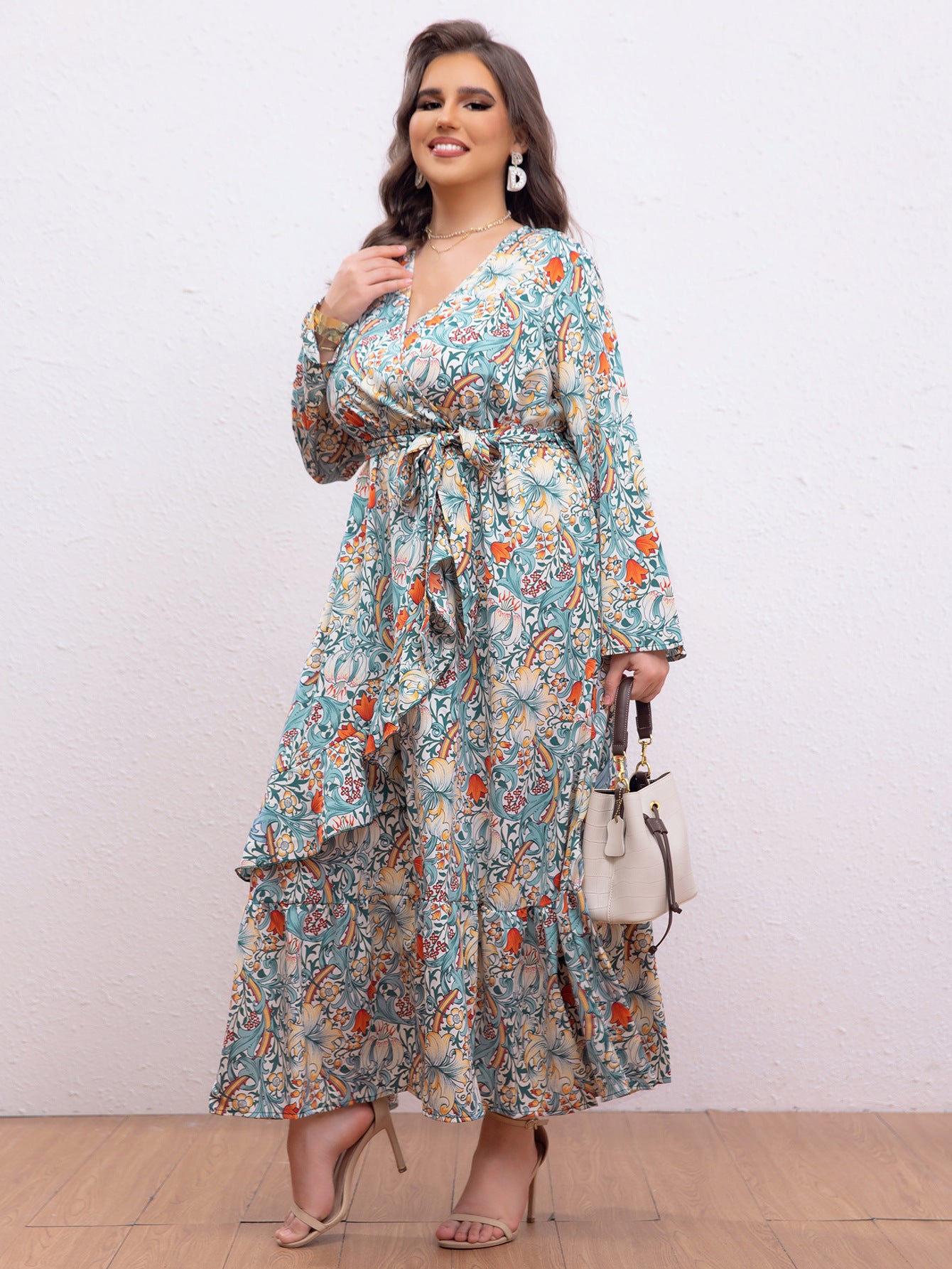 Plus Size Matching Women Dress