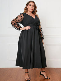 Plus Size Long Sleeve Loose Women Clothing Dress