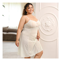 Plus Size Woman Sexy Sling Nightdress Sexy Lingerie Pajamas