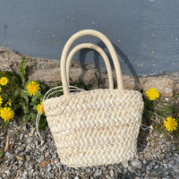 Fresh Straw Bag Portable Cute Woven Bag Small Clutch Korean Small Basket Women Bag
