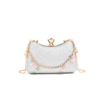 Chain Handbag Cocktail Bag Shoulder Crossbody Small Square Bag Unique Hand Carrying Coin Purse