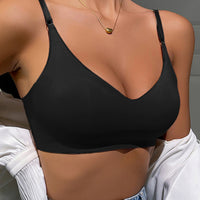 Sexy Lingerie Seamless Back Shaping Bra Women Wireless Small Chest Push Up Breast Holding Anti Sagging Sports Bra