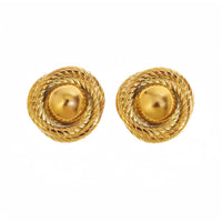 Titanium Steel Spiral Earrings Special Interest Design Trend Exaggerated Modeling Stainless Steel Embellished