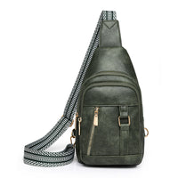 Bags Women Chest Bag Retro Easy Matching Faux Leather Messenger Bag Casual Shoulder Bag