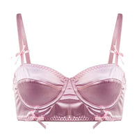 Autumn Sexy Lingerie Small Breast Push up Bra Bow Comfortable Back Shaping Bra Sexy Single Blouse