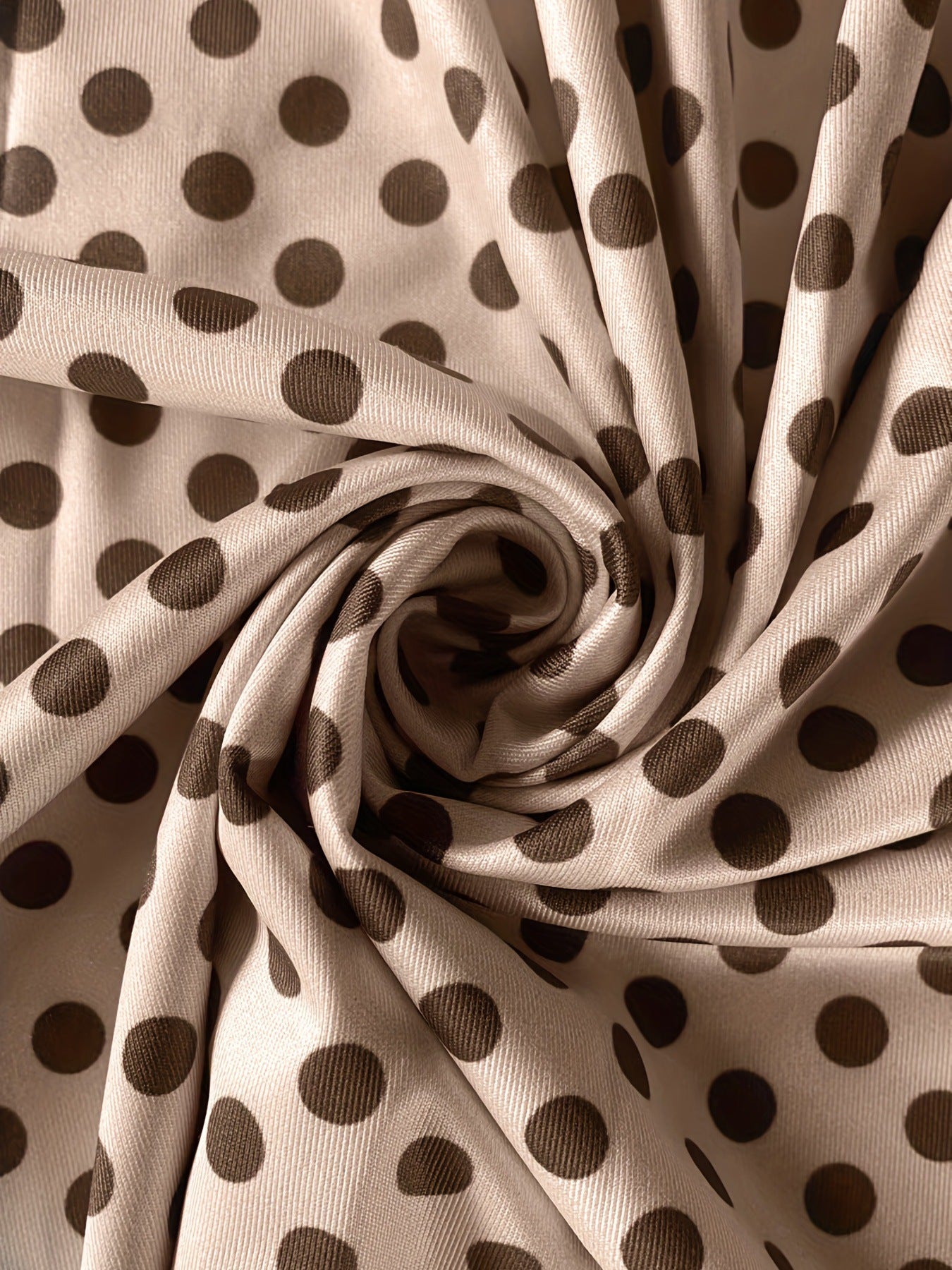 Plus Size Sexy Polka Dot Women Dress