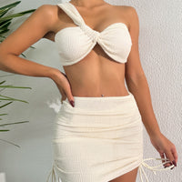 Bikini One Shoulder Sexy Swimsuit Three Piece Bikini Swimwear