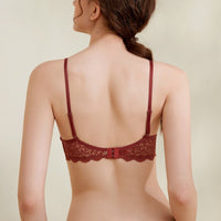 Breathable Underwear Thin Big Breast Sexy Rabbit Ears Underwear Ultra Thin Small Chest Lace Bra