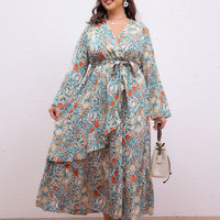 Plus Size Matching Women Dress