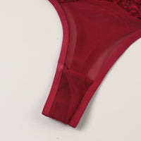 Lady Sexy Seductive Ding Underwear Girls T Shaped Panties Lace Edge Transparent Temptation Pure Cotton Crotch Sexy Underwear