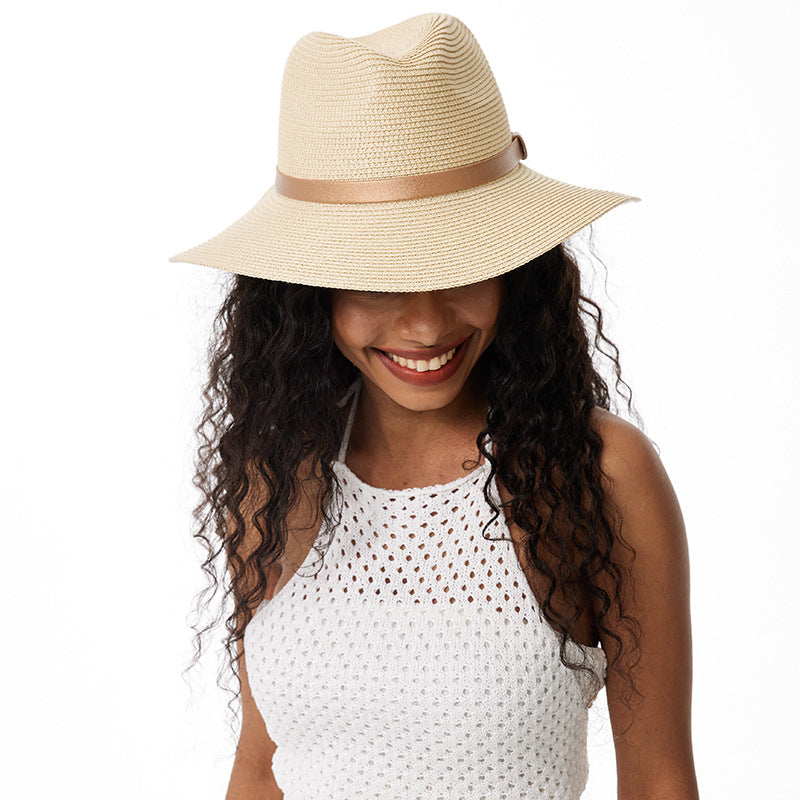 Casual Wind Billycock Summer Sun Proof UV Protection Ladies Outing Top Hat