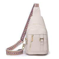 Chest Bag Arrival Faux Leather Soft Leather Simple Lightweight Trendy Chest Bag Shoulder Bag Travel Casual Crossbody Small Backpack