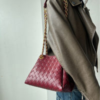 Handmade Woven Bag Parachute Chain Bag Hand Carrying Crossbody Bag Underarm