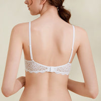 Breathable Underwear Thin Big Breast Sexy Rabbit Ears Underwear Ultra Thin Small Chest Lace Bra