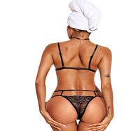 Sexy Lingerie Sexy Lace Three-Point Bra Panties Two-Piece Set