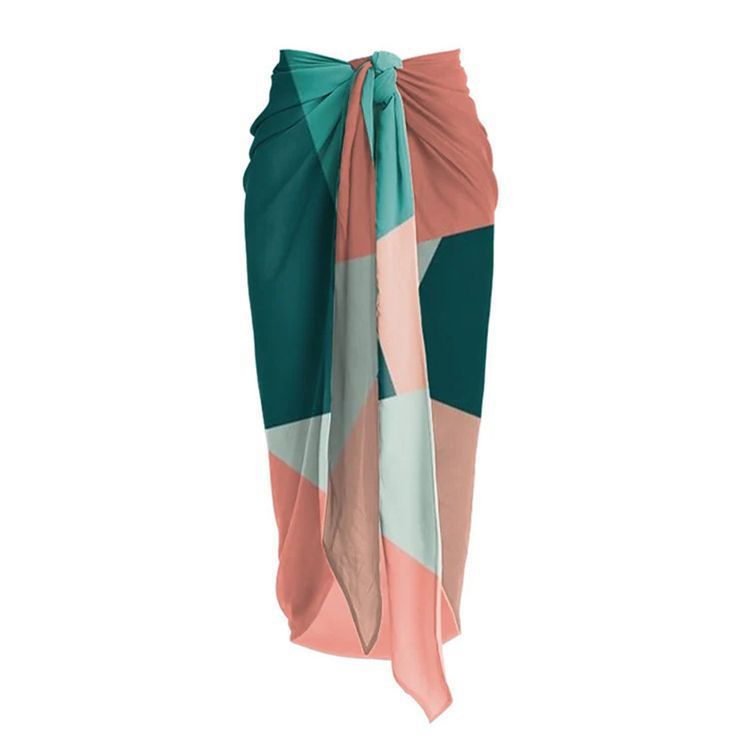 Multicolor Gauze Skirt