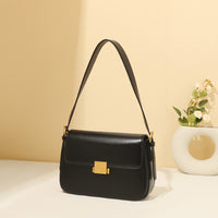 Women Bag Special Interest Design Simple Arc De Triomphe Square Bag Single Shoulder Crossbody Lock Multi Pocket Small Square Bag