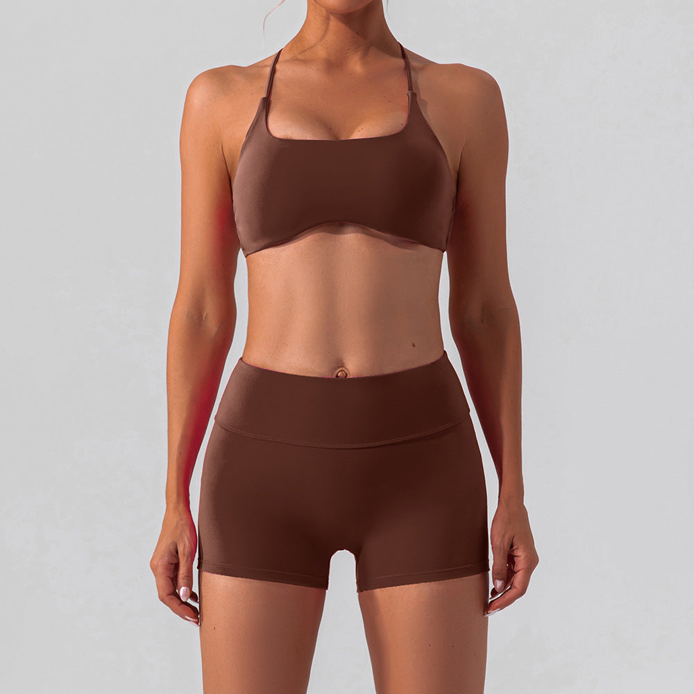 Bra Shorts/Brown