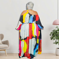 Plus Size Women Clothes Winter New Left Right off-Shoulder Women Dress New