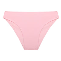 Women Briefs Basic Solid Color Cotton Underwear High Slit Comfortable T-Back