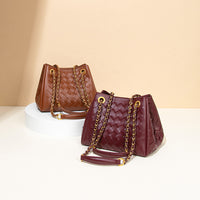 Women Hand Woven Bag Parachute Chain Bag Woven Portable Vegetable Basket Shoulder Bag