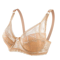 Sexy Lace Black Underwear Women Push Up Breathable Steel Ring Comfort Adjustment Bra