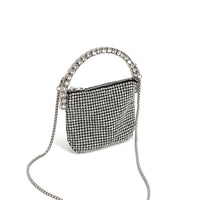 Soft Diamond Handbag the Dinner Party Small Square Bag Ladies Chain Cross Body Bag
