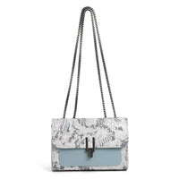 Summer All Matching Women Bag Crossbody Bag Embroidered Daily Small Square Bag Double Layer Chain Shoulder Underarm Bag