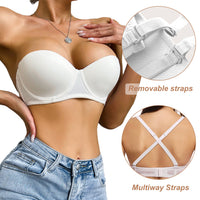 Weisi Silk Thin Bra Women Soft Steel Ring Small Chest Push up Accessory Breast Push up Bra Glossy Glossy Bra