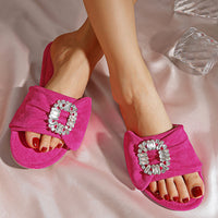 Rhinestone Sandals with Fairy Season All Match Flat Slippers