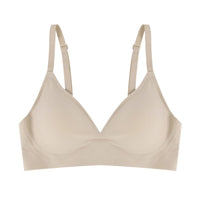 Korean Expanded Chest Underwear Small Breasts Lady Small Breasts Push up Wireless Seamless Chest Flattering Bra Cartoon Chest