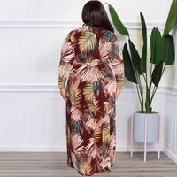 Plus Size Autumn Winter Deep V Plunge Plunge Sexy Long Knitted Stretch Women Dress