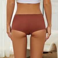 One Piece Seamless Flat Leggings Comfortable Breathable Can Be Worn outside without Curling Mid Waist Ice Silk Boxer Briefs